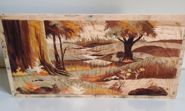 Pastoral Rosewood Inlay Panel