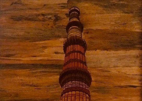 Mysore rosewood inlay