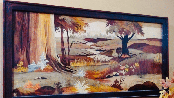 Pastoral Rosewood Inlay Panel