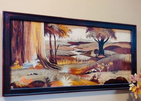 Pastoral Rosewood Inlay Panel